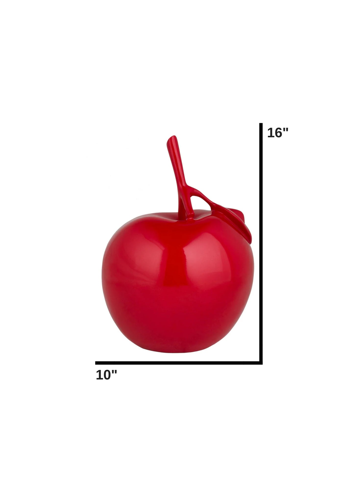 Solid Color Apple Sculpture