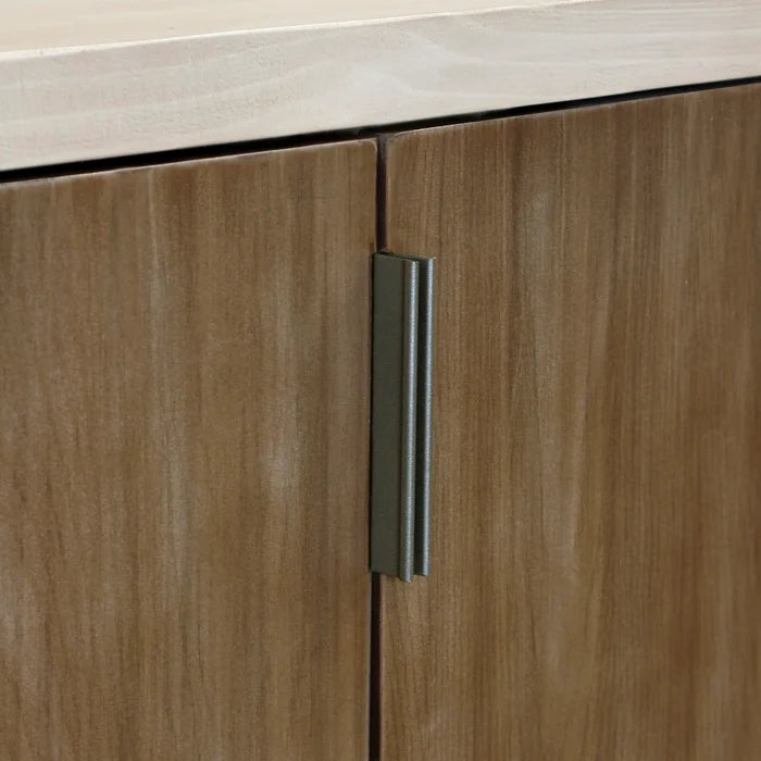 Natural & Cherry Console