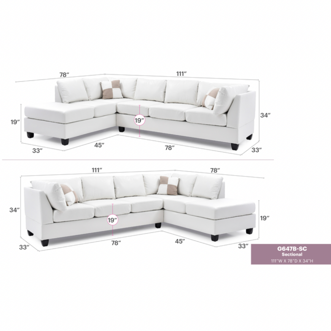 Modern Sectional Sofa - Comfortable & Stylish Seating