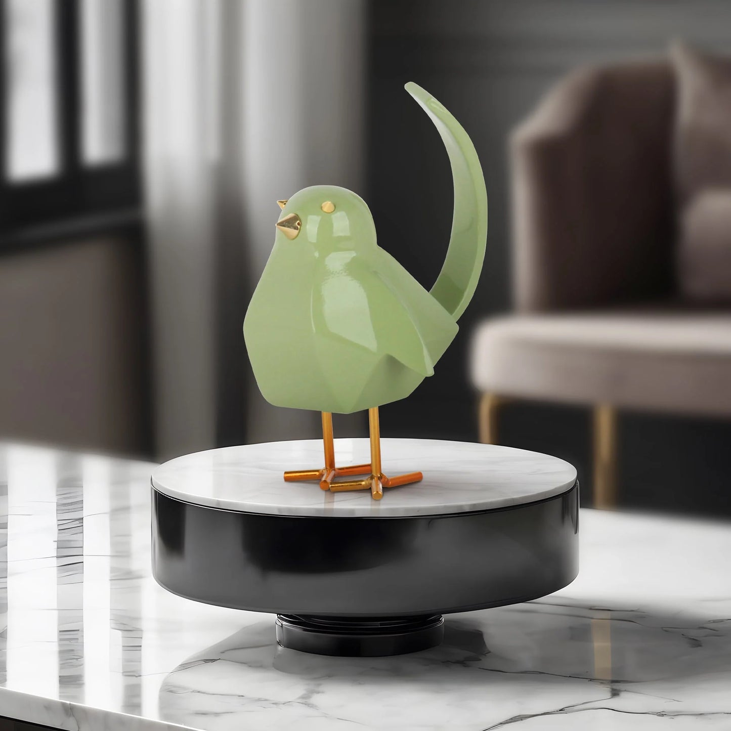 Bird Sculpture - Green