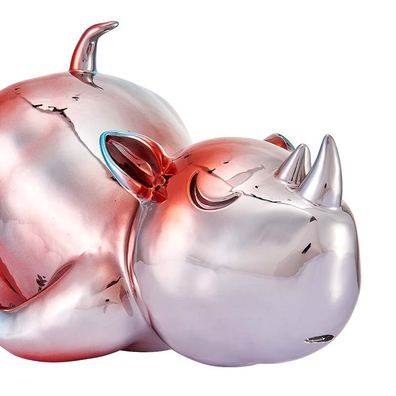 Red And Blue Chrome Rhino