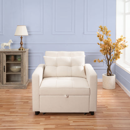 3-in-1 Folding Sofa Bed with Adjustable Backrest
