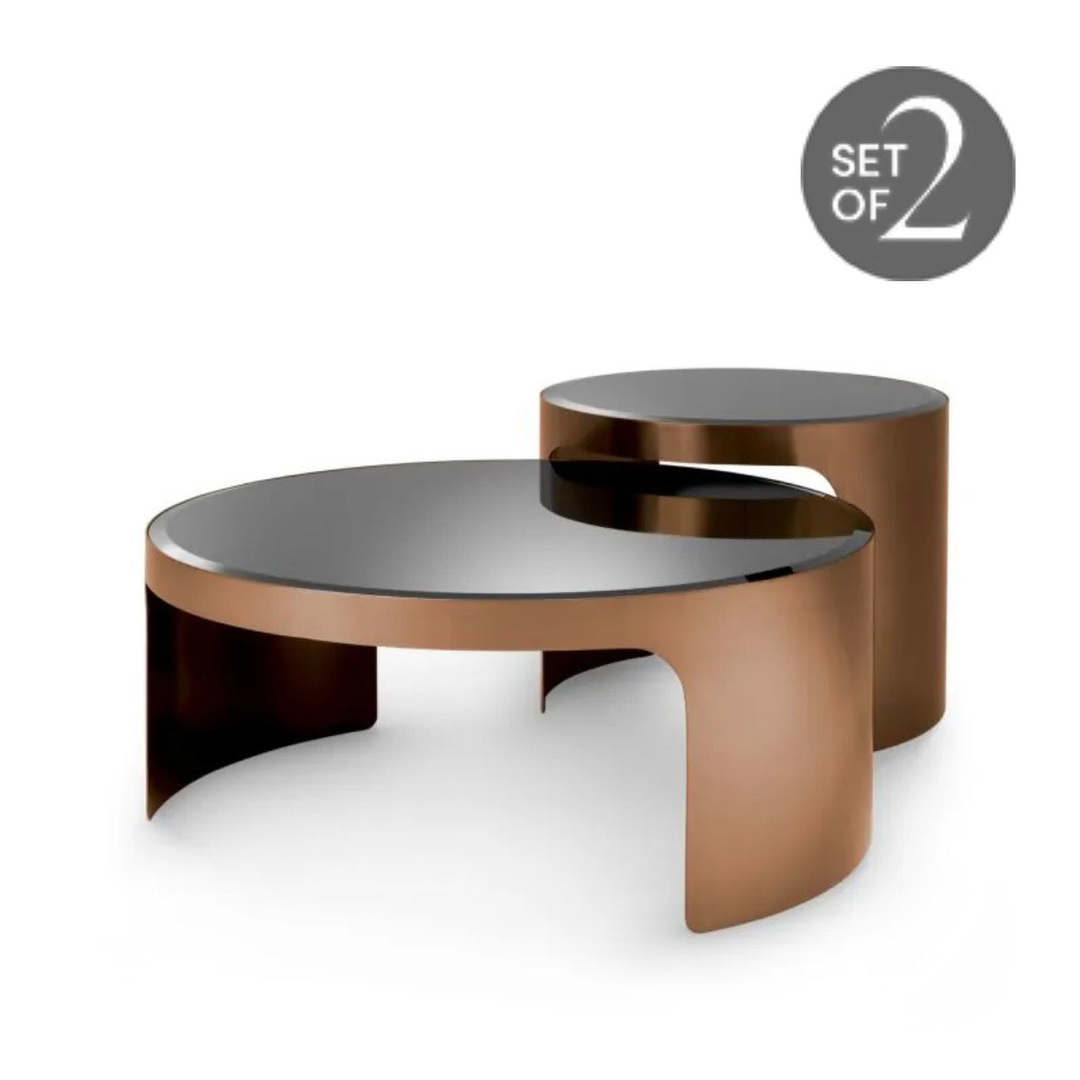 Coffee Table Piemonte set of 2