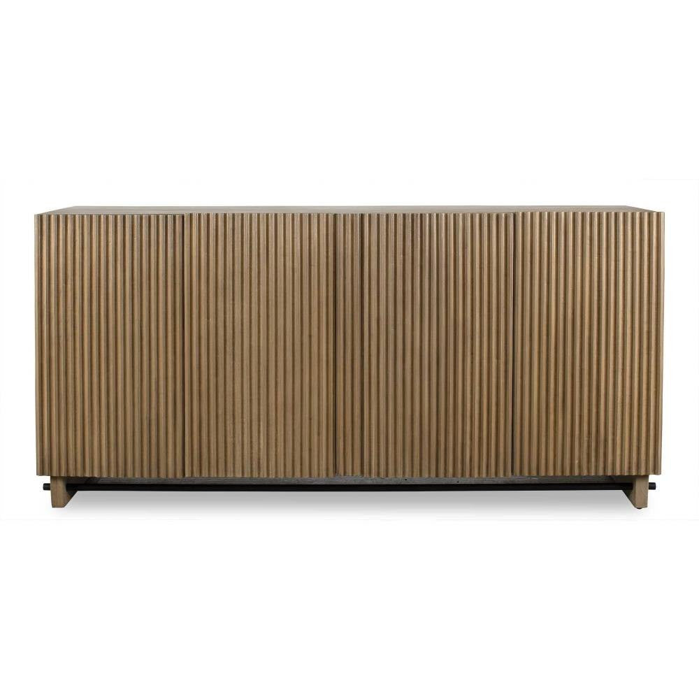 Uttermost Natural Wood 4 Door Cabinet