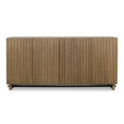 Uttermost Natural Wood 4 Door Cabinet