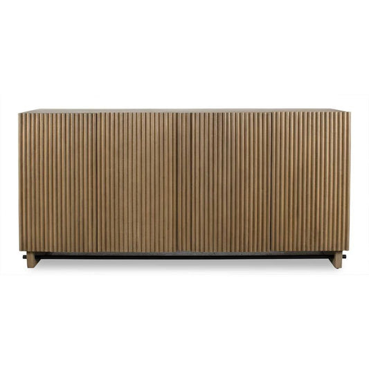 Uttermost Natural Wood 4 Door Cabinet