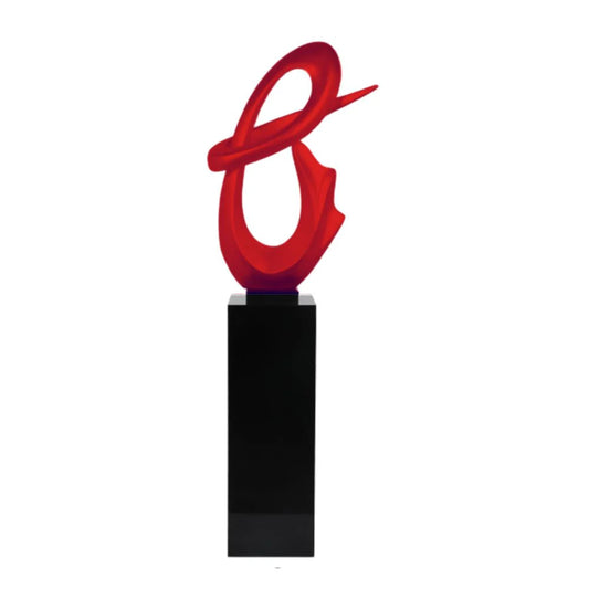 Fluid Abstract 59" Tall Floor Sculpture