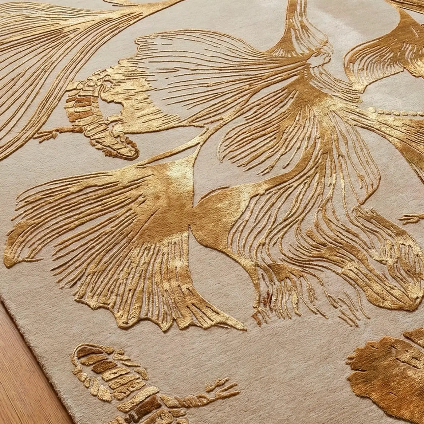 Flora Golden Rug