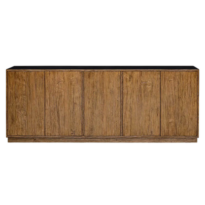 Uttermost 5 Door Wood Media Console