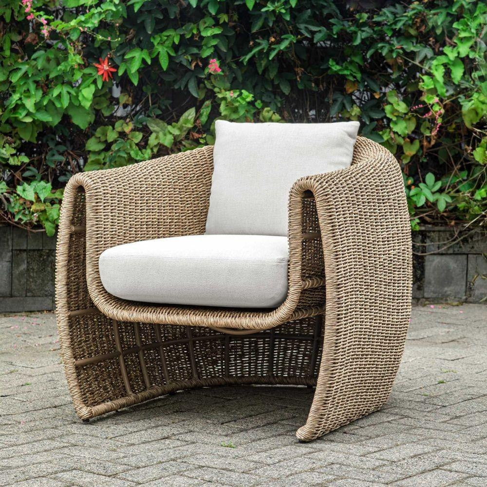 Uttermost Golden Flax Outdoor Lounge Chair