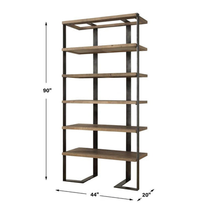 Uttermost Felix Reclaimed Oak Etagere