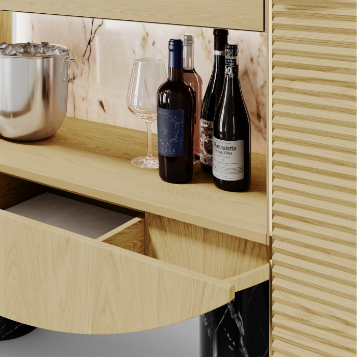Anjelica Bar Cabinet