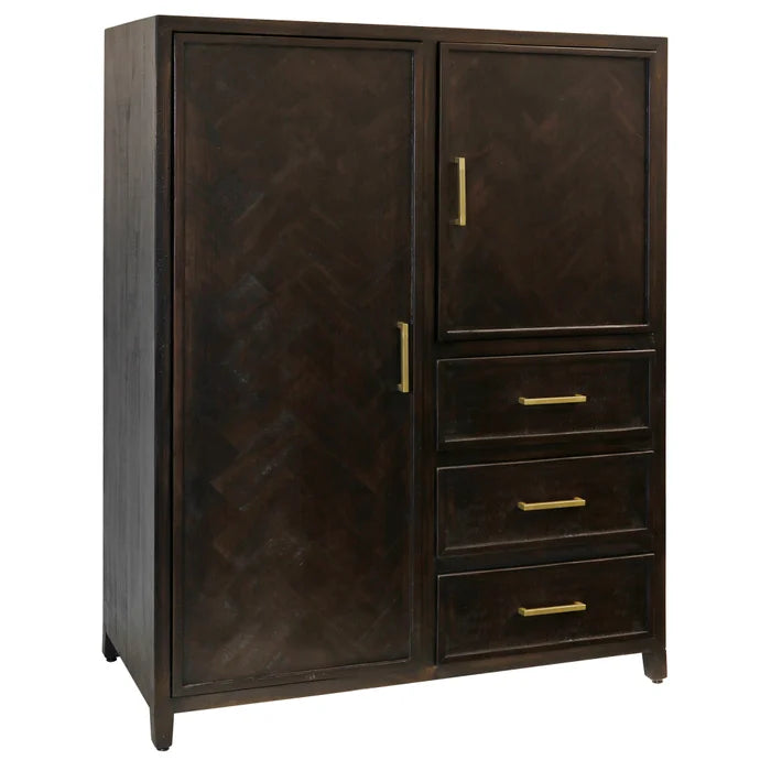 BURNT UMBER Wardrobe Cabinet