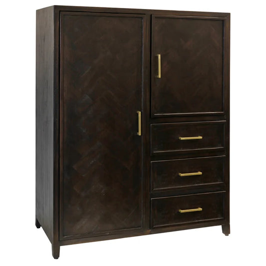 BURNT UMBER Wardrobe Cabinet