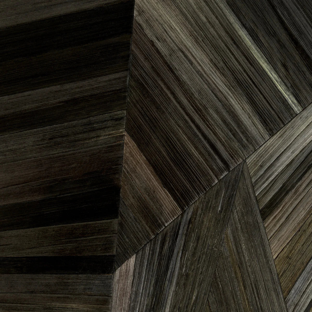 Mirror Cassara Straw Marquetry Charcoal