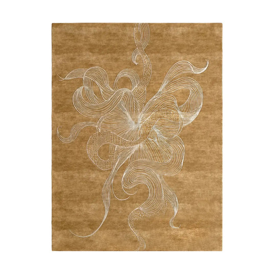 Serpenti Wheat Rug