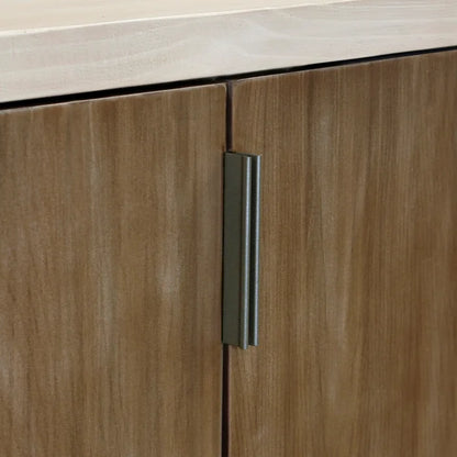 Natural & Cherry Console
