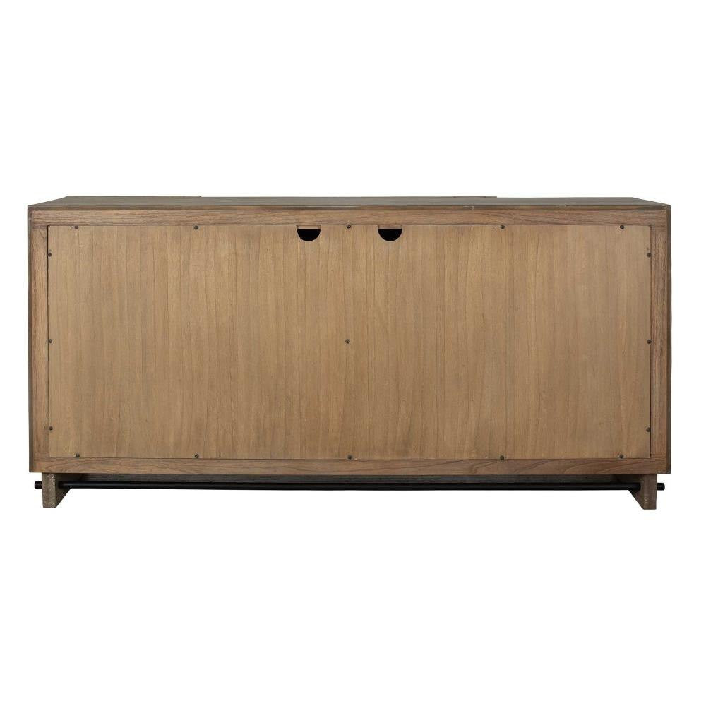 Uttermost Natural Wood 4 Door Cabinet