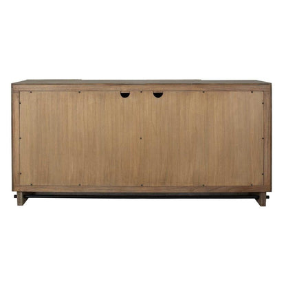Uttermost Natural Wood 4 Door Cabinet