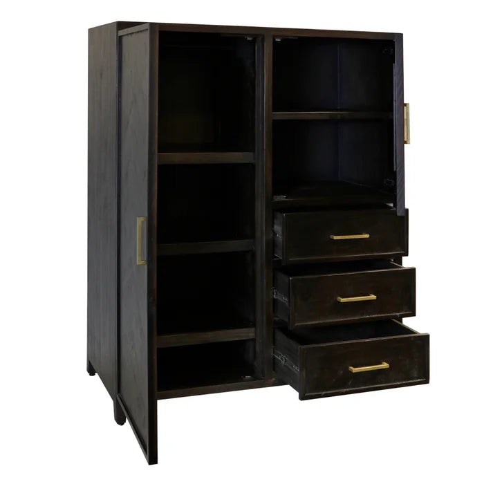BURNT UMBER Wardrobe Cabinet