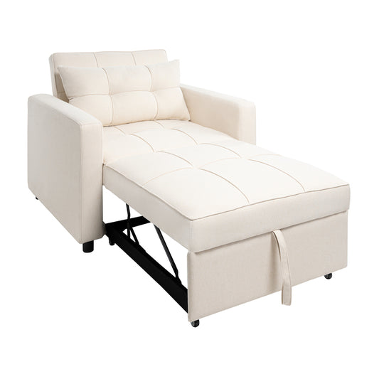 3-in-1 Folding Sofa Bed with Adjustable Backrest