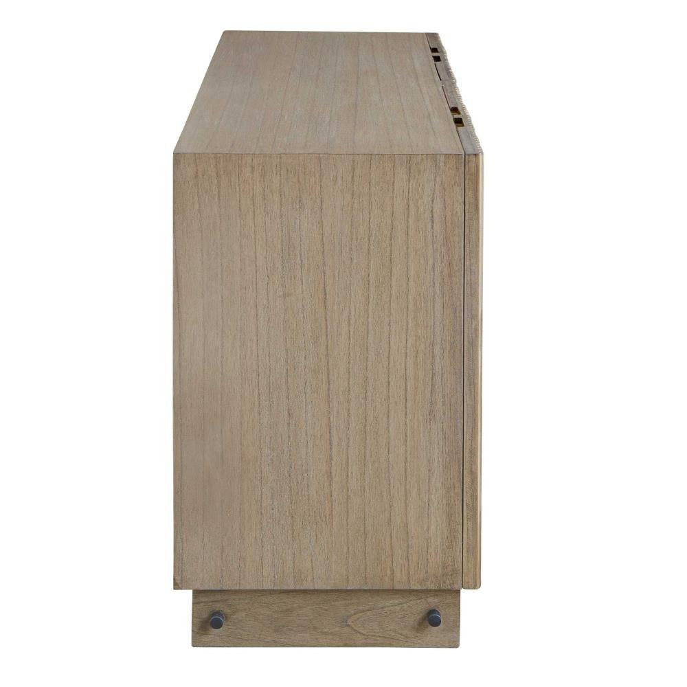 Uttermost Natural Wood 4 Door Cabinet
