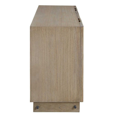 Uttermost Natural Wood 4 Door Cabinet