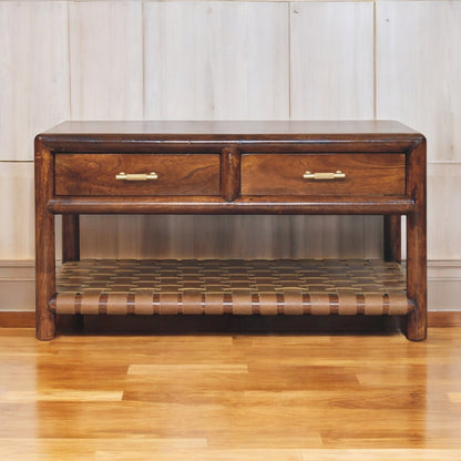 Regency Woven Coffee Table with 4 drawers