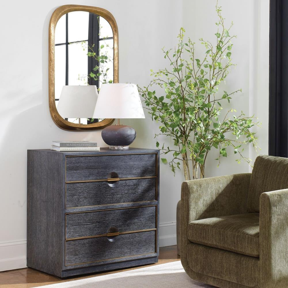 Uttermost Besos 4 Drawer Walnut Chest