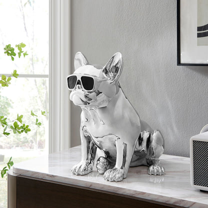 French Bulldog Sitting Sculpture