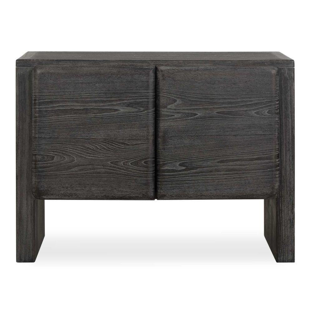 Uttermost Dark Stain 2 Door Cabinet