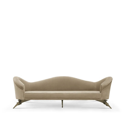 Colette Floral Metal Base Sofa