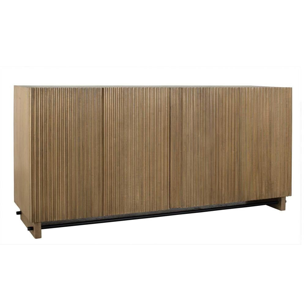 Uttermost Natural Wood 4 Door Cabinet
