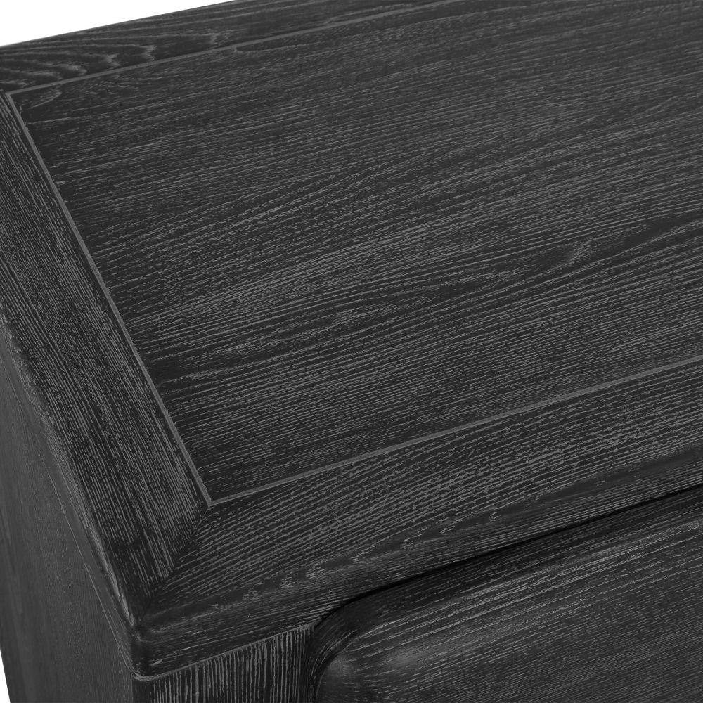 Uttermost Dark Stain 2 Door Cabinet