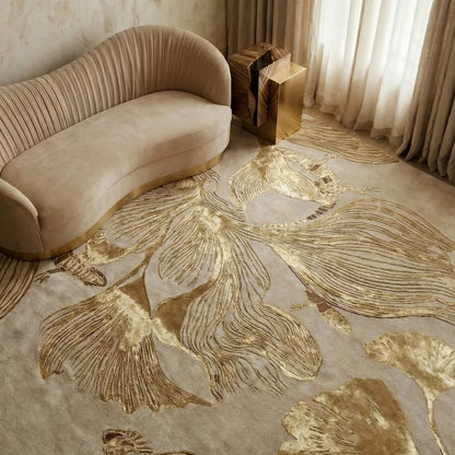 Flora Golden Rug