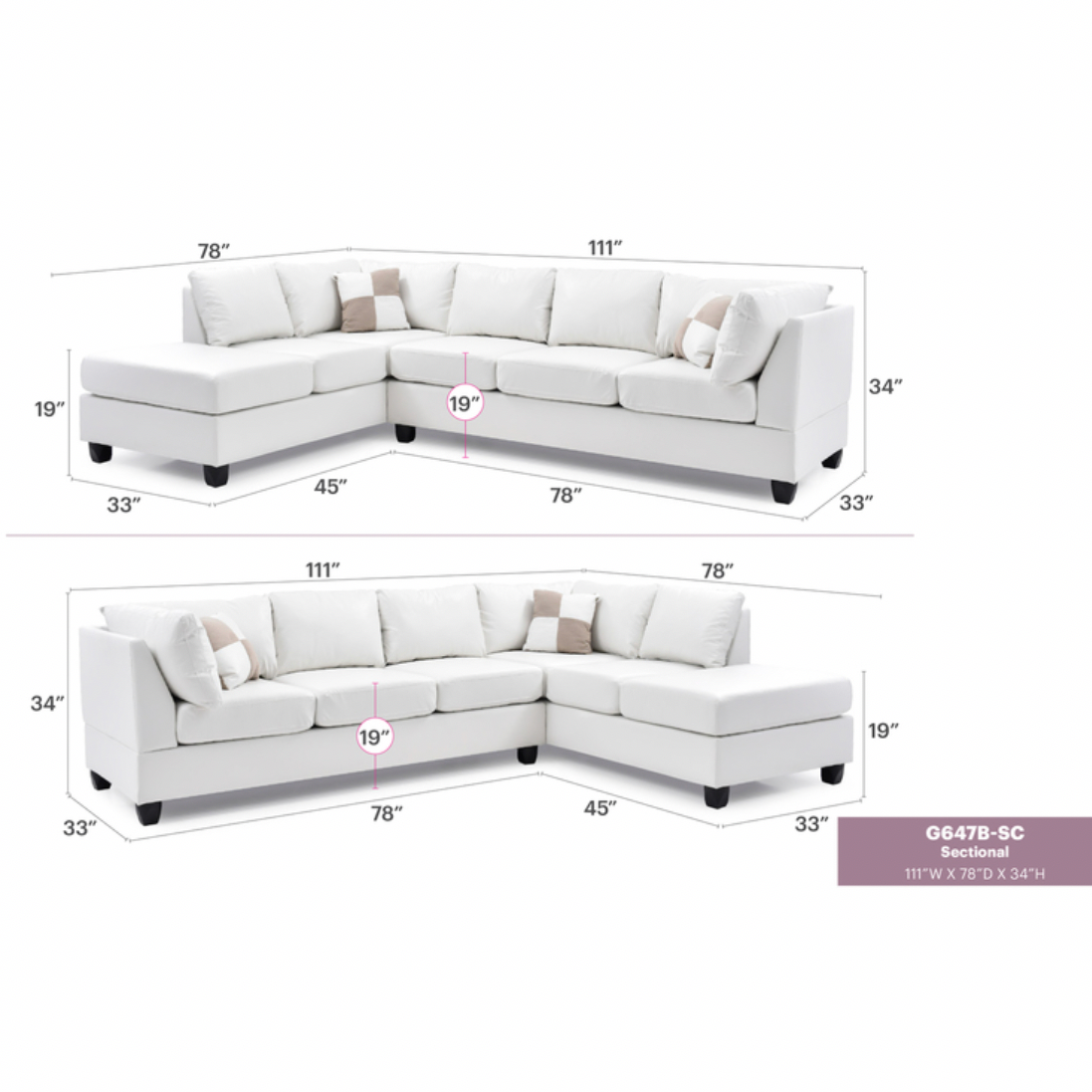 Modern Sectional Sofa - Comfortable & Stylish Seating