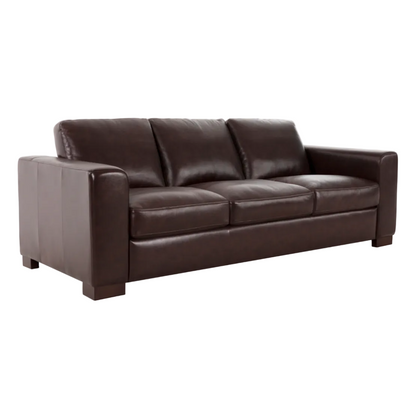 Oversized Genuine Leather 3 Seater Sofa