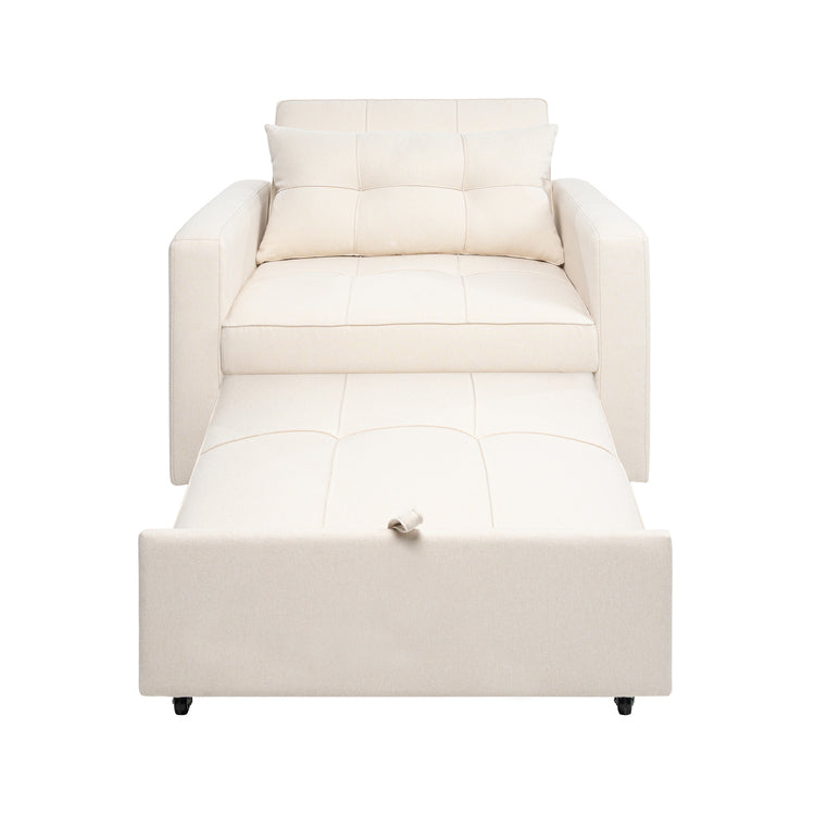 3-in-1 Folding Sofa Bed with Adjustable Backrest