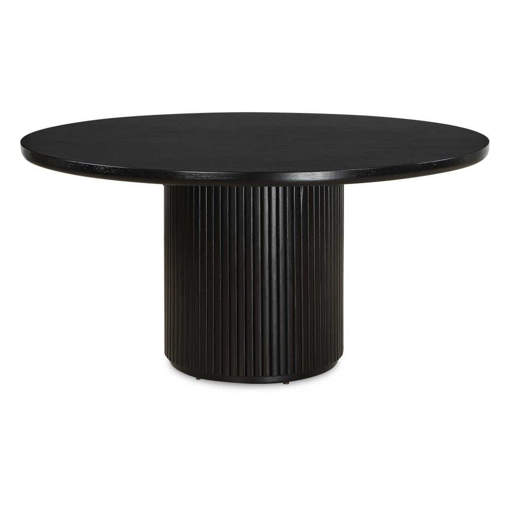 Uttermost Round Black Dining Table