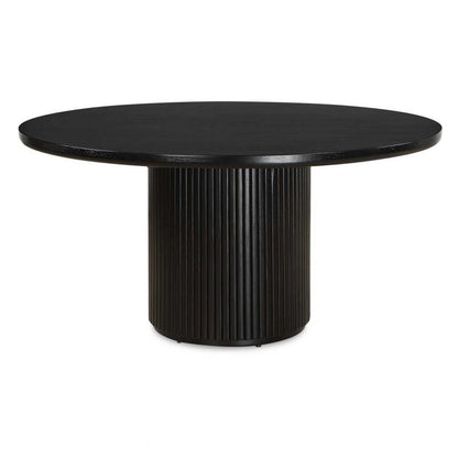 Uttermost Round Black Dining Table