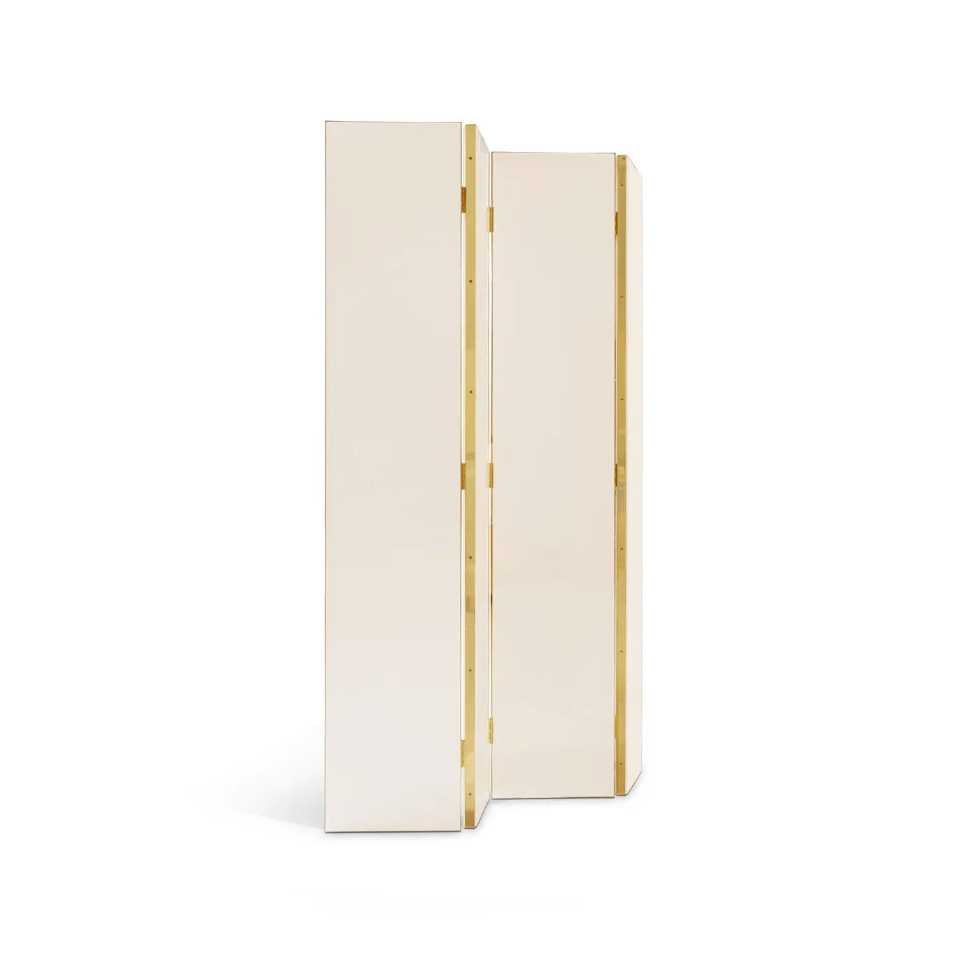 Euphoria Cream Lacquer Metal Frame Screen