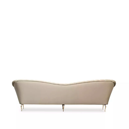 Long Caprichosa Metal Base Sofa