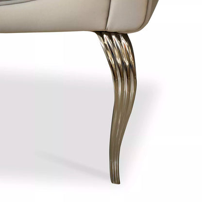 Long Caprichosa Metal Base Sofa