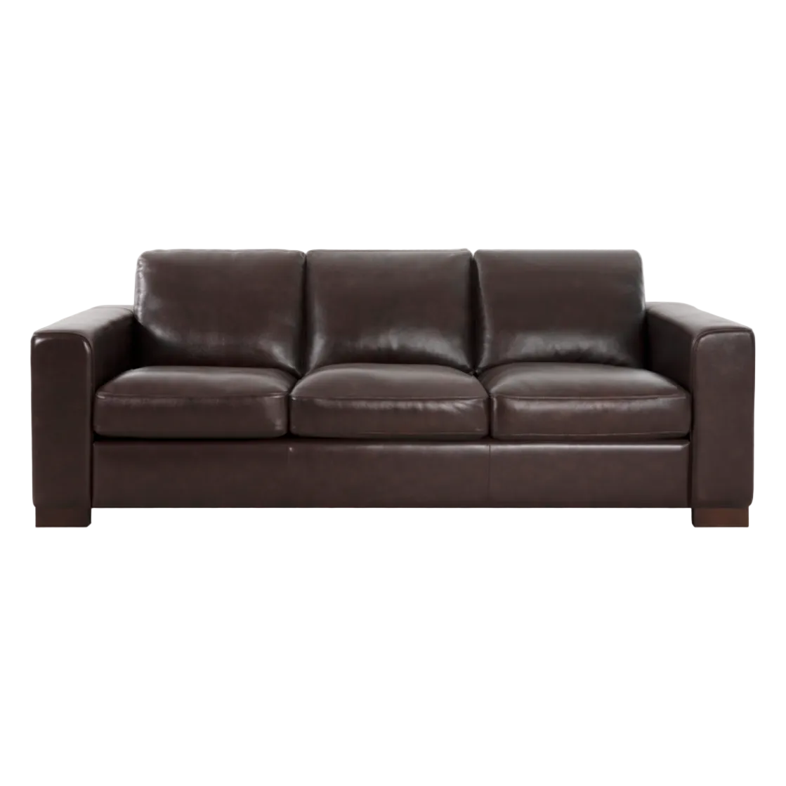 Oversized Genuine Leather 3 Seater Sofa
