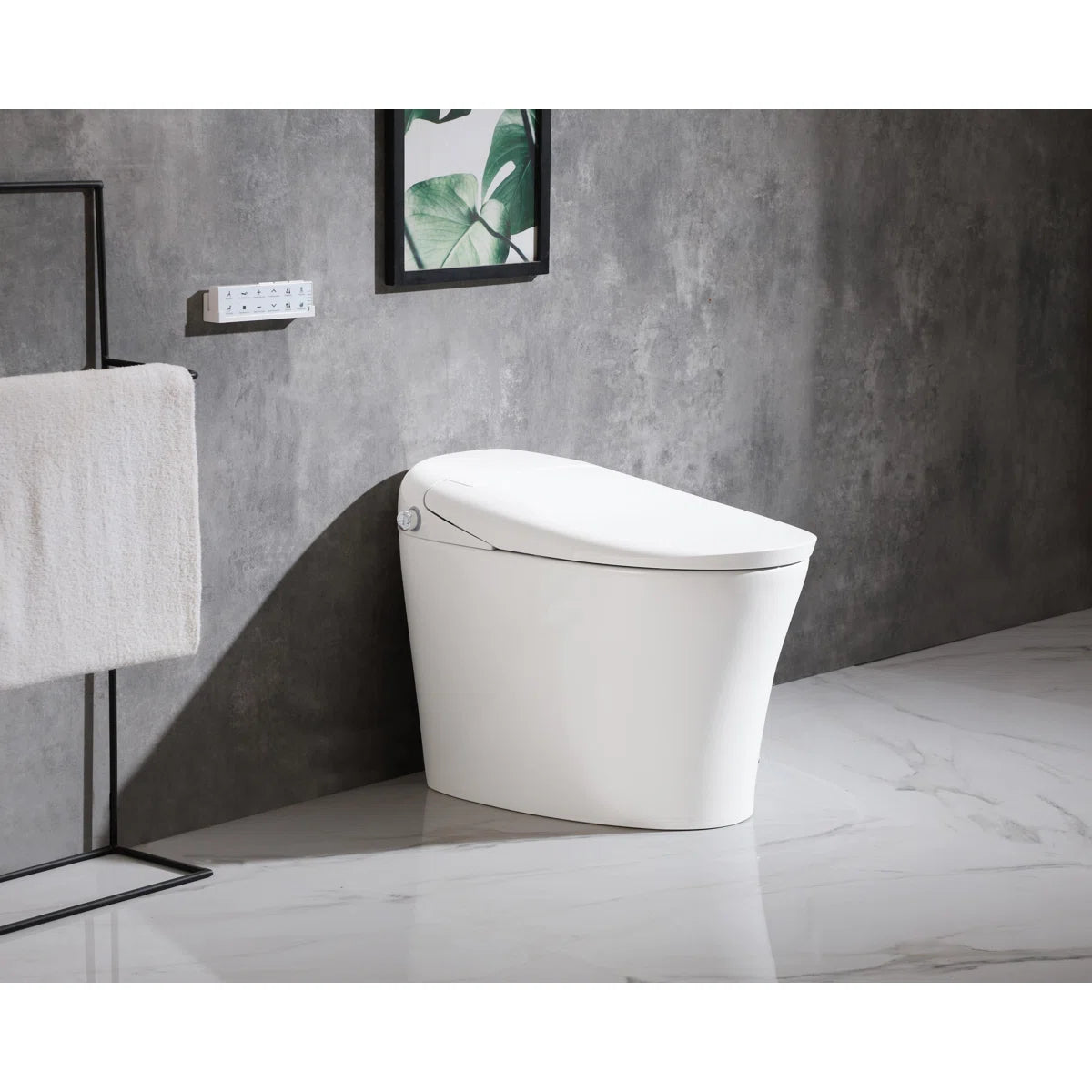 Elegant Kitchen and Bath Smart Round Bidet Toilet