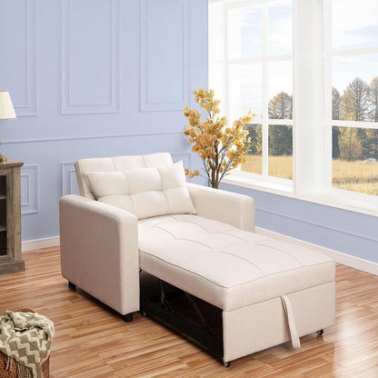 3-in-1 Folding Sofa Bed with Adjustable Backrest