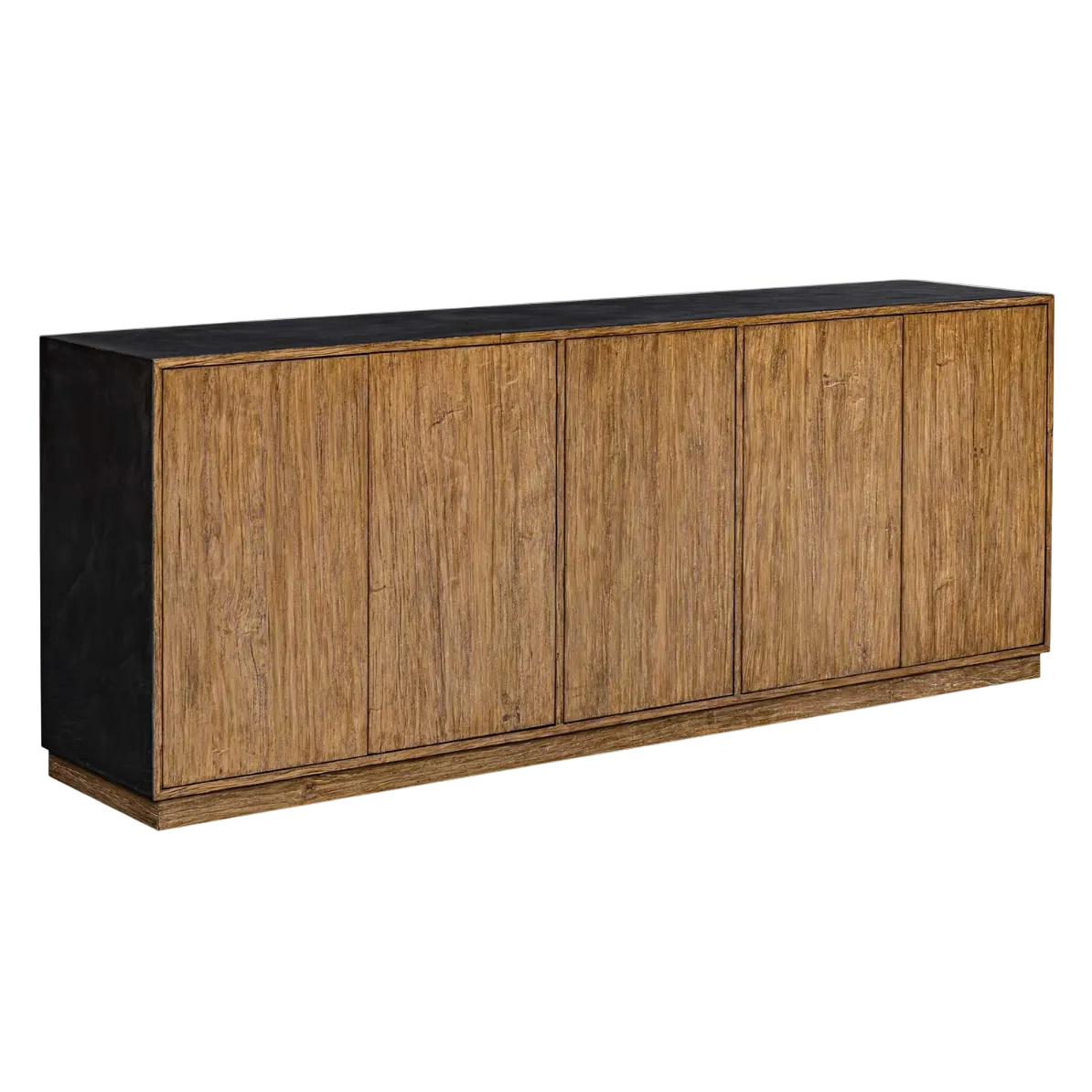 Uttermost 5 Door Wood Media Console