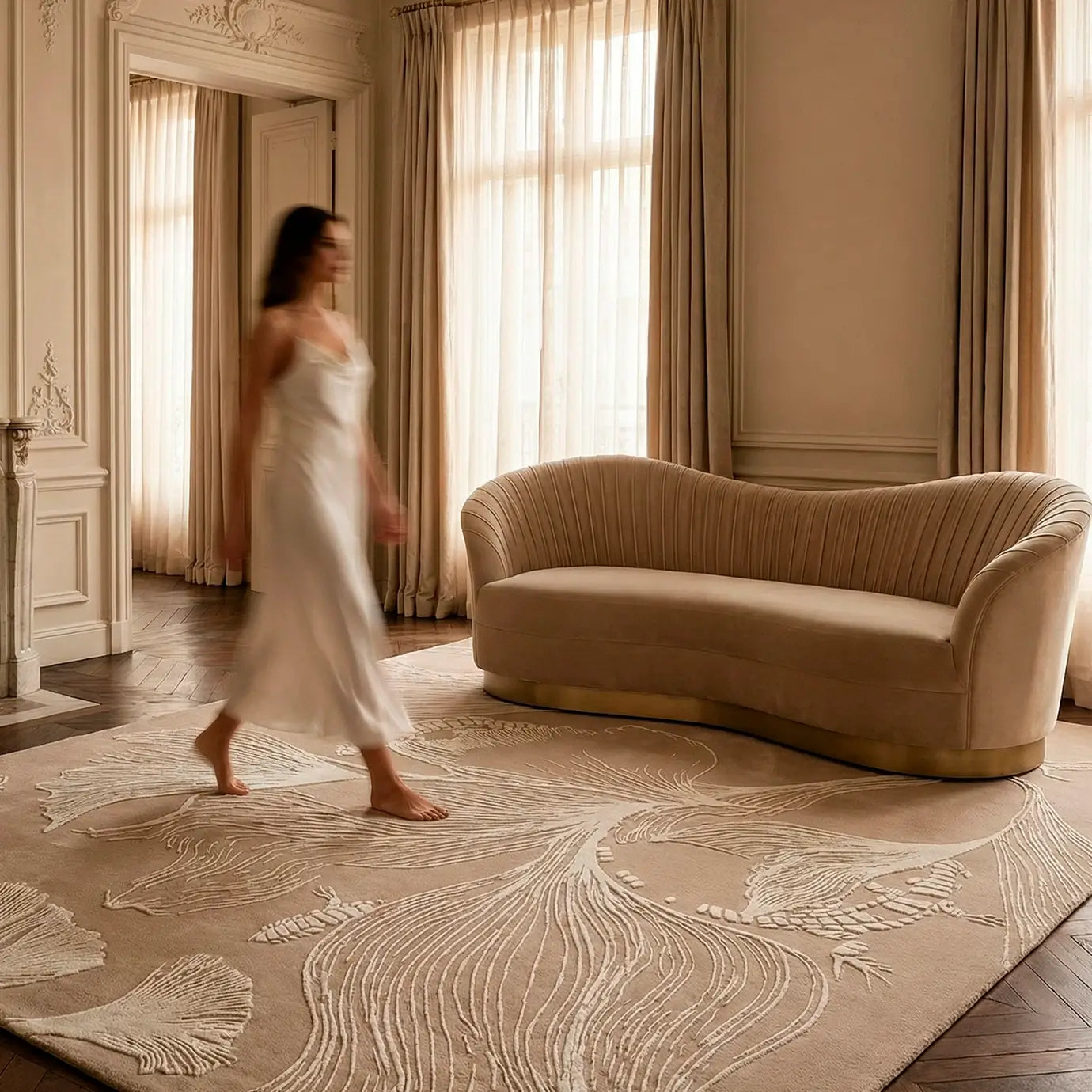 Flora Sand Rug