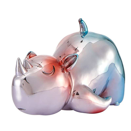 Red And Blue Chrome Rhino
